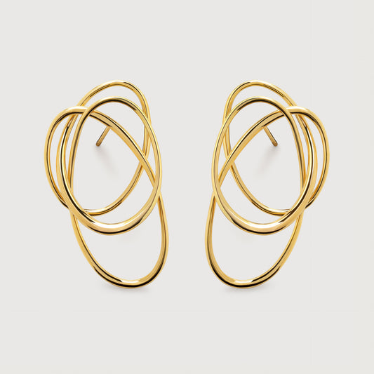 Entwined earrings