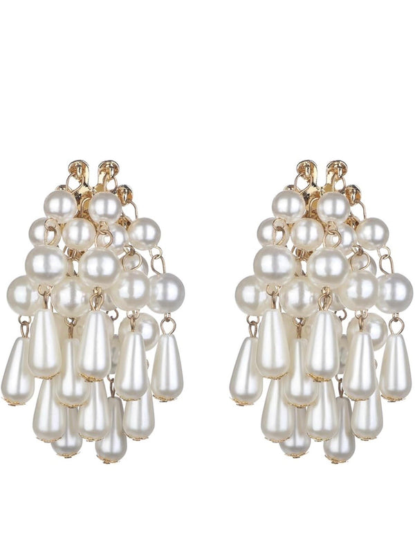 Pearl chandelier earrings