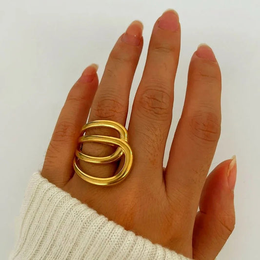 Twin loop ring