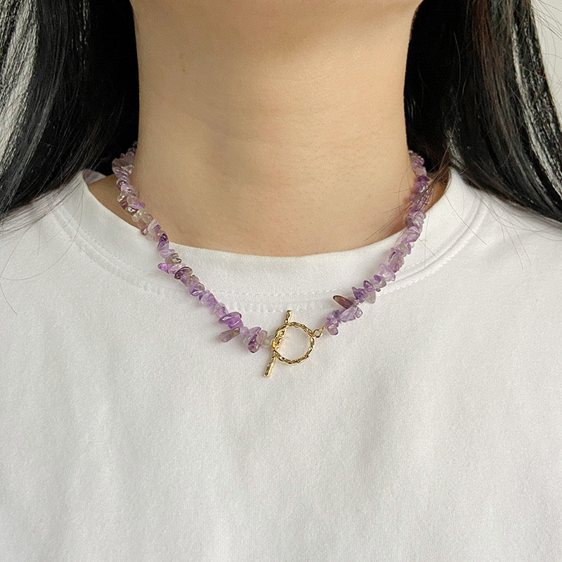 Moonlit Amethyst Necklace
