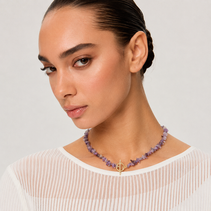 Moonlit Amethyst Necklace
