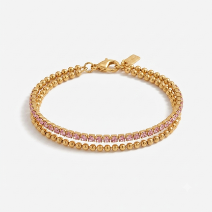 Pink champagne bracelet