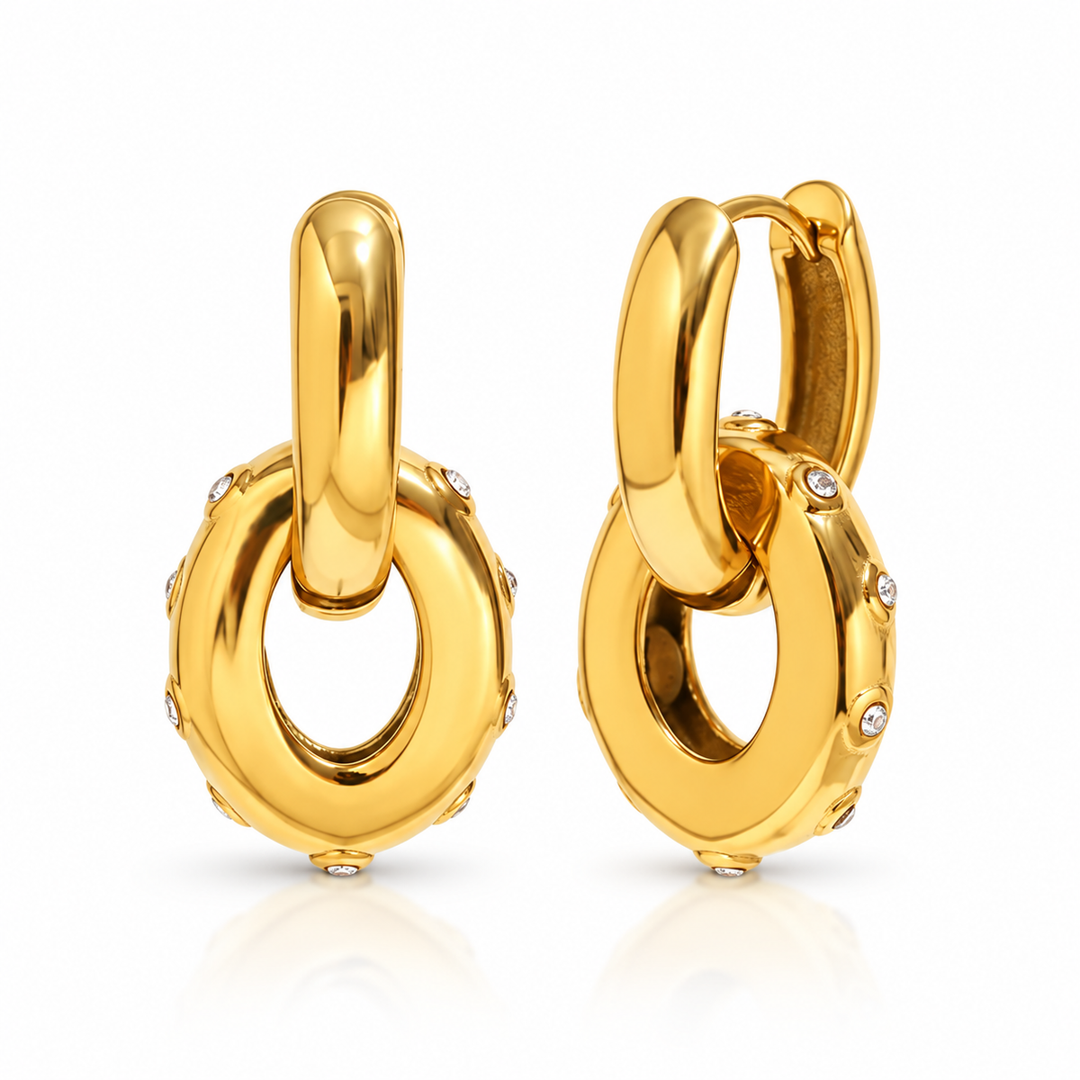 Rachel Round Earrings