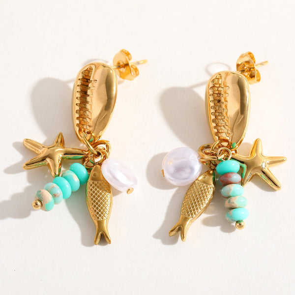 Seastar Drop Earrings