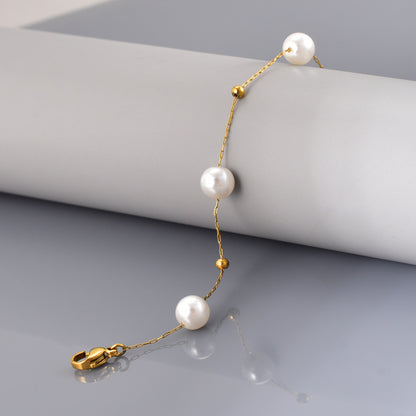Single pearl bracelet