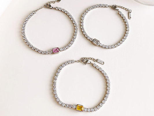 Tennis stone bracelet
