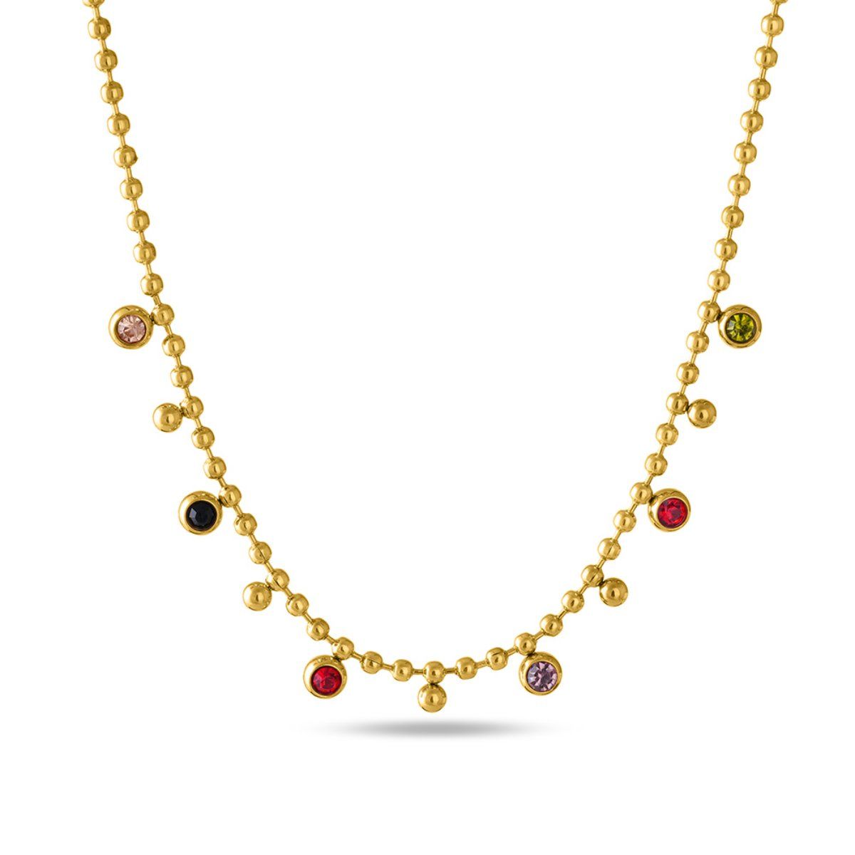 Aurora Stone Necklace – Modern Luxury Handcrafted Gemstone Jewelry