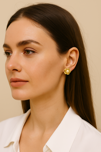 Bloom Grace Studs elegant lifestyle image
