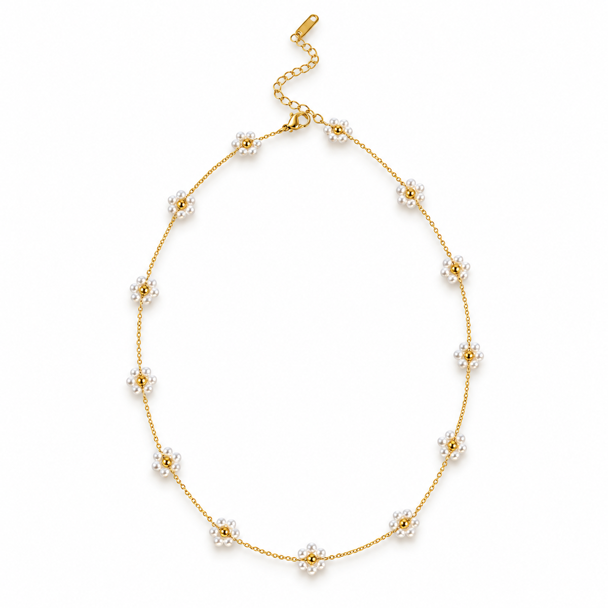 Daisy Flower Luck Necklace