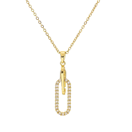 Diamond Link Eternal Necklace Classic View – Luxury Diamond Chain Jewelry