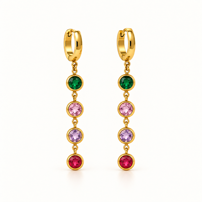 Gem symphony earring