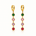 Gem symphony earring