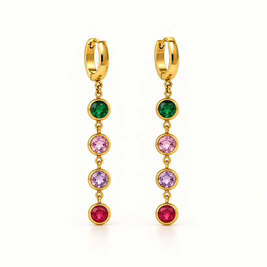 Gem symphony earring