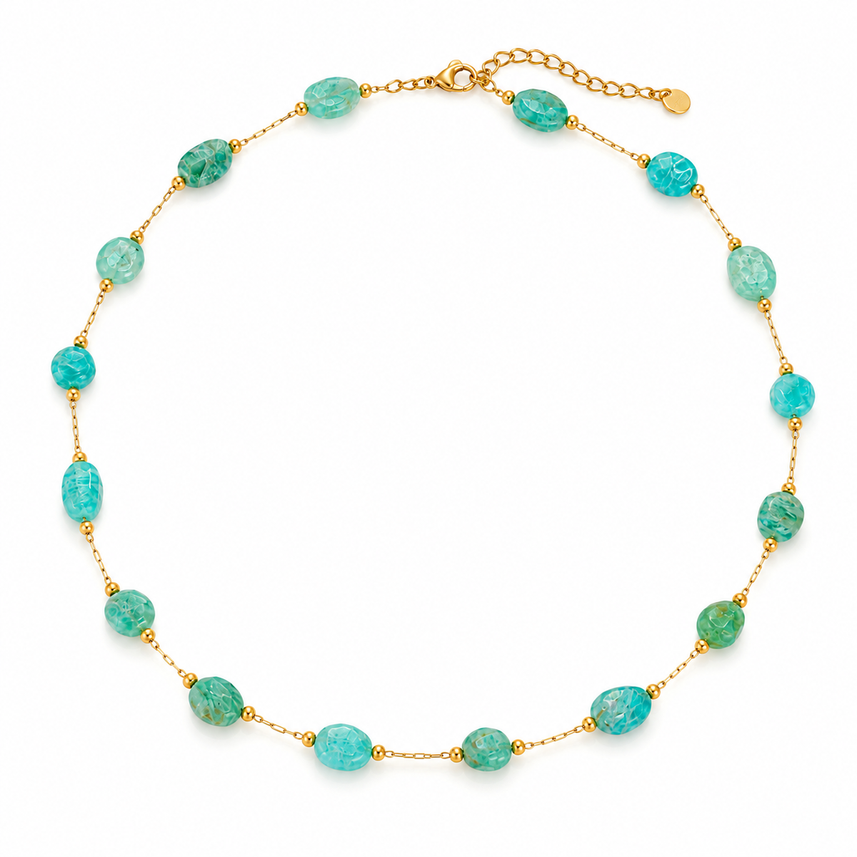 Lagoon beaded necklace