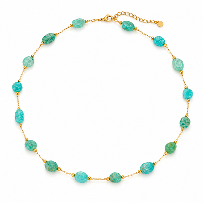 Lagoon beaded necklace
