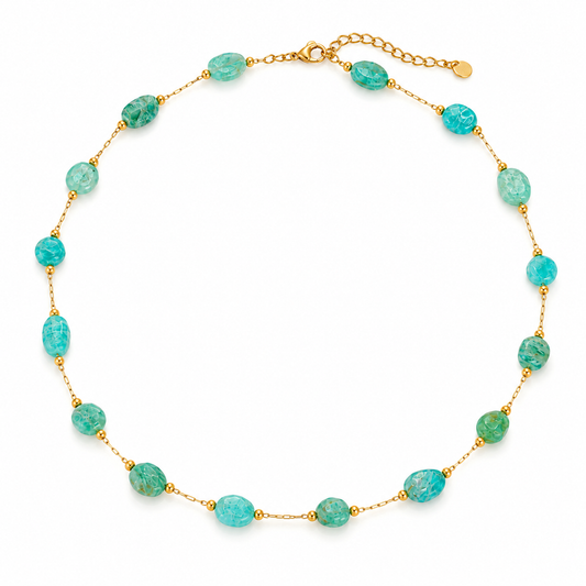 Lagoon beaded necklace