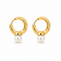 Little Pearl Huggies – Minimal Luxe Everyday Pearl Earrings