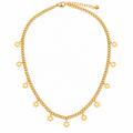 Petite Bloom Chain Necklace – Delicate Floral-Inspired Modern Luxury