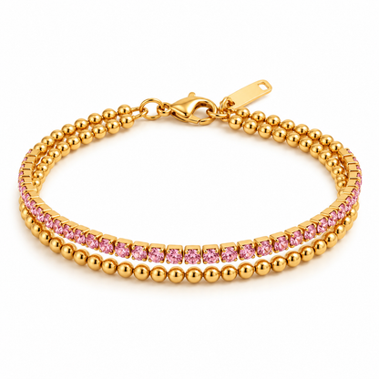 Pink champagne bracelet