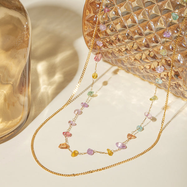 Prism Necklace modern minimalist front view