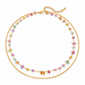 Prism Necklace – Modern Minimalist Geometric Luxe Chain
