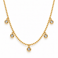 Solitaire Drip Necklace