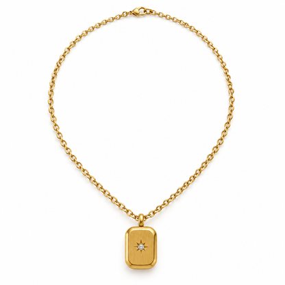 Stellar Glow Gold Pendant